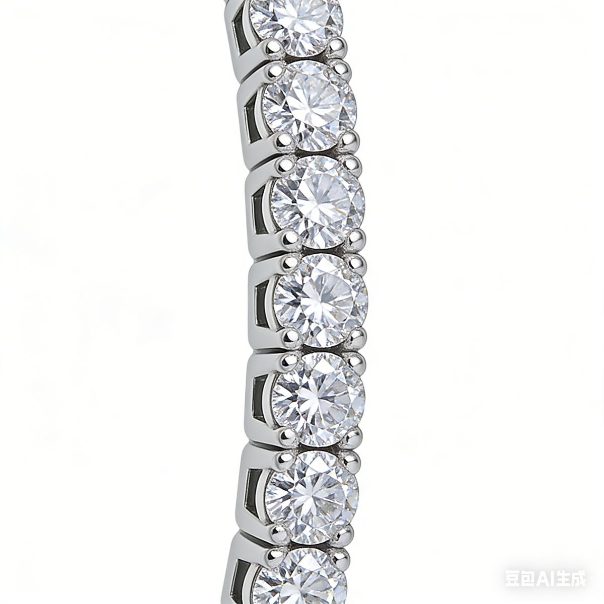 Moissanite Tennis Necklace - Multiple length for pick - S925 Sterling Silver -S925 Sterling Silver