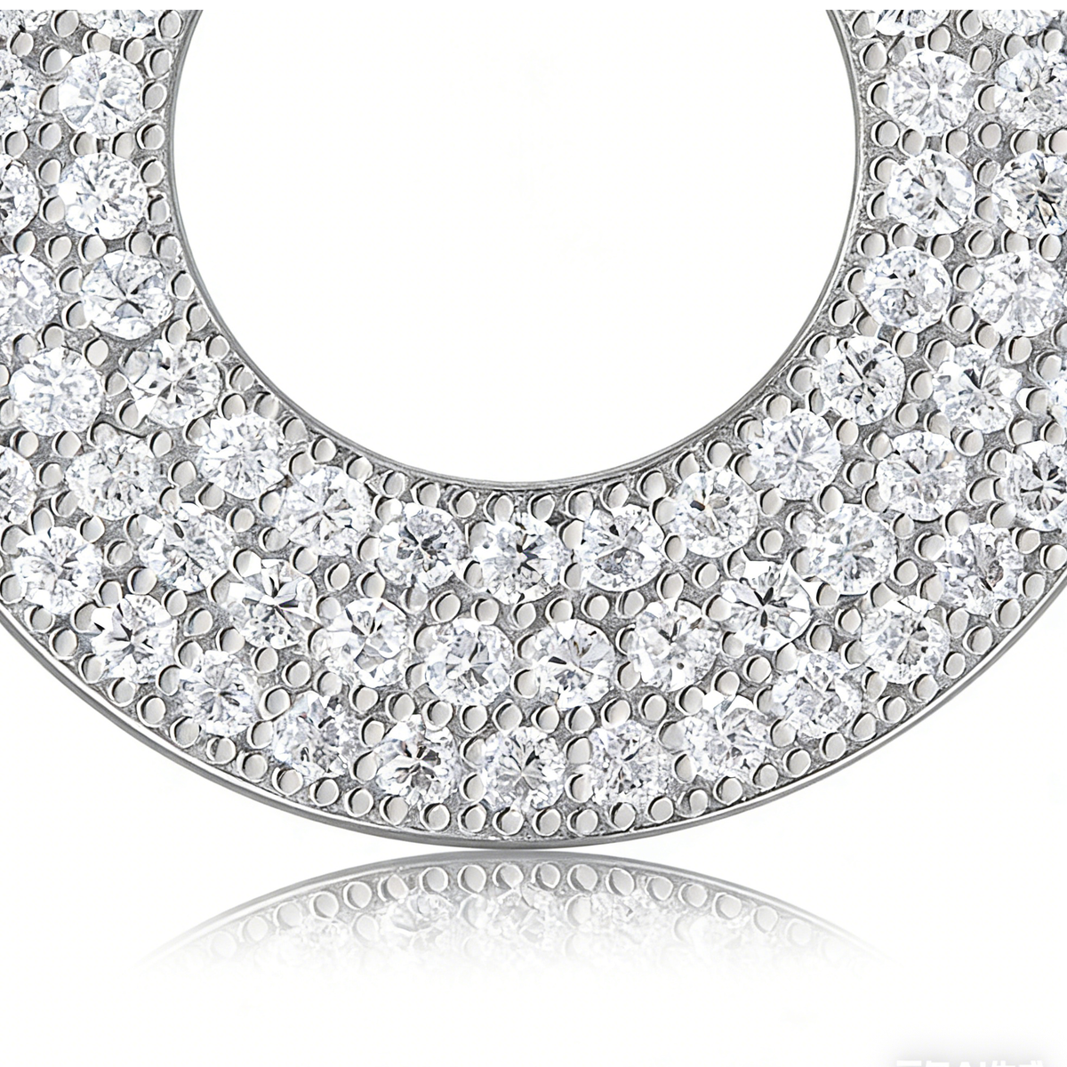 S925 Sterling Silver Moissanite Toggle Pendant Necklace-Collarbone Necklace GRA Certificate 1.4mm*96 beads